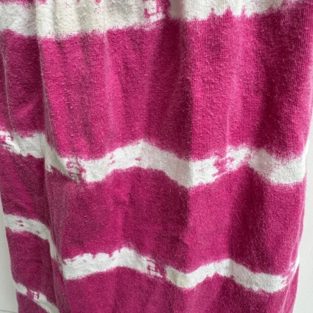Faded Glory 3T Girls Pink and White Striped Cami Strapless Summer Dress